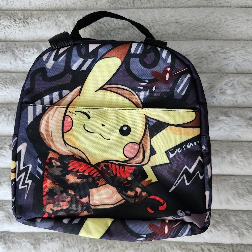 Pikachu Graphic Lunchbox Pokemon Kids Lunchbag - Picture 6 of 8